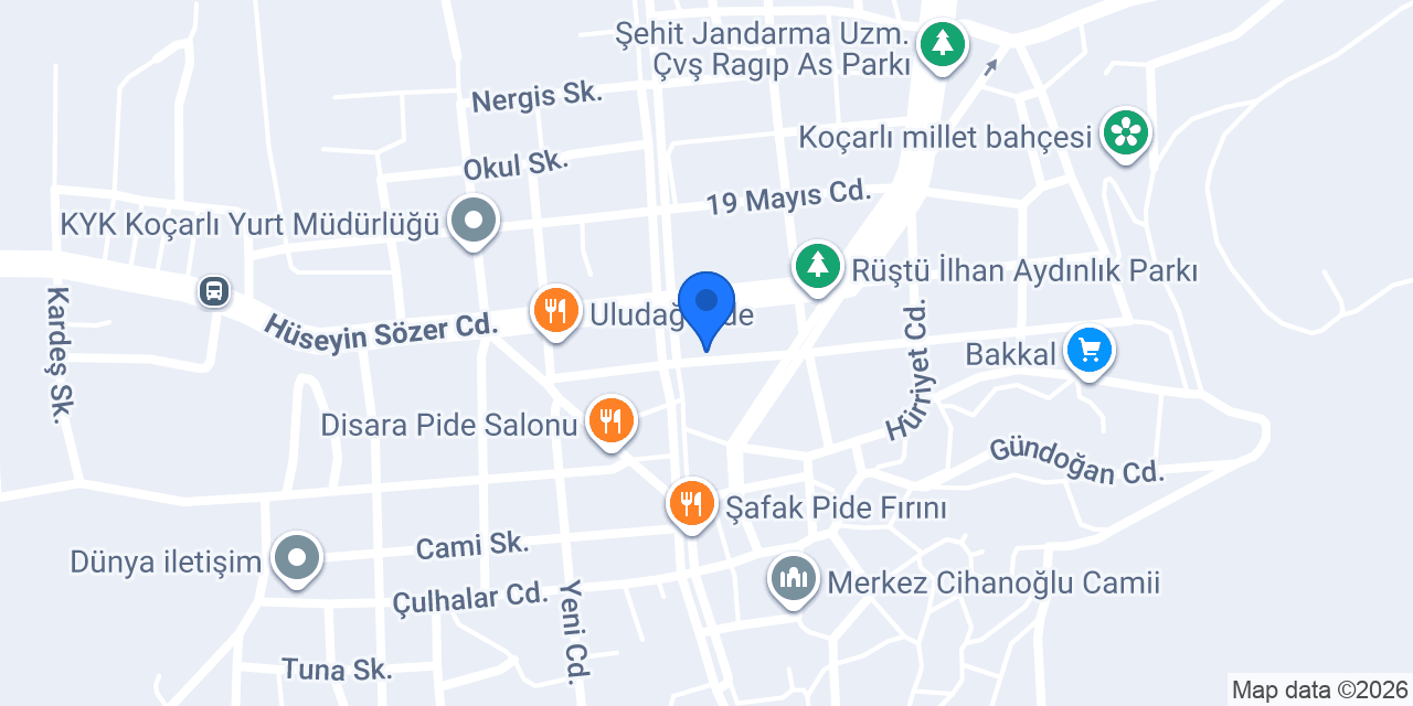DMS Teknik Servis konumu