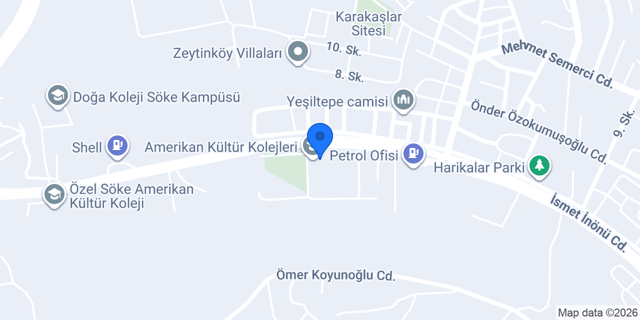 Amerikan Kültür Kolejleri konumu