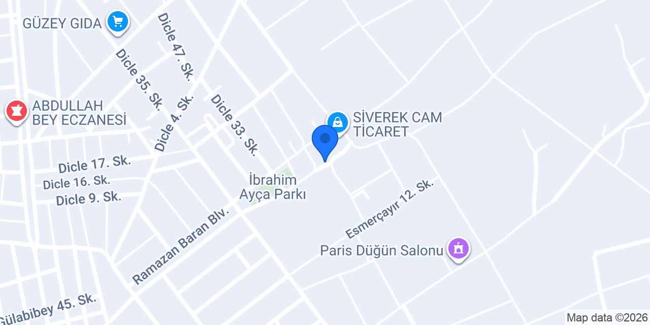 Bahçelievler Eczanesi konumu