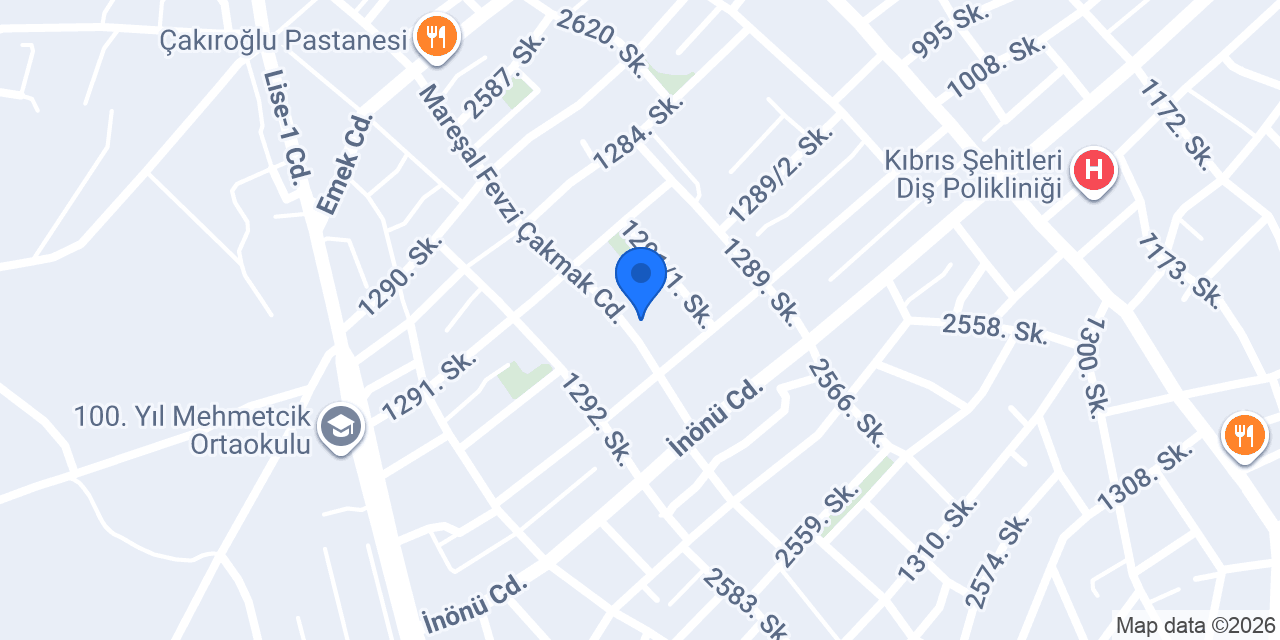 Şiir Kafe Organizasyon konumu