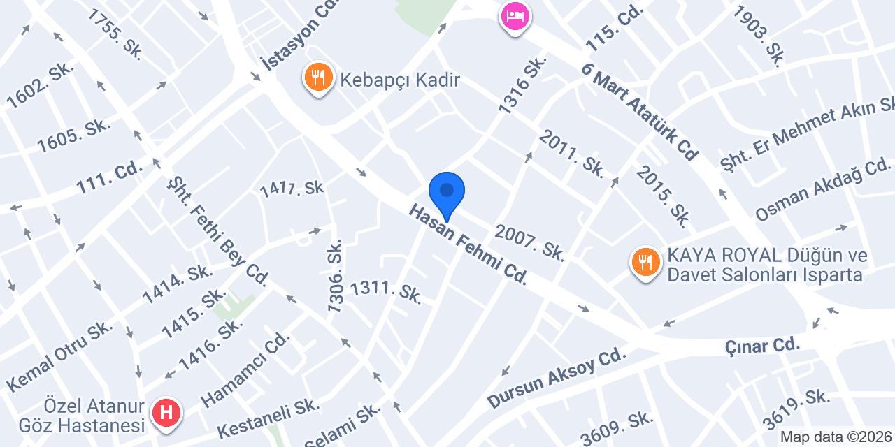 Edip Rent A Car konumu