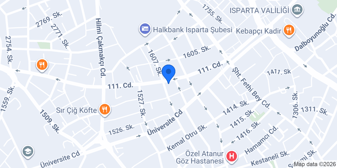 SC Grup Sigorta - Isparta konumu