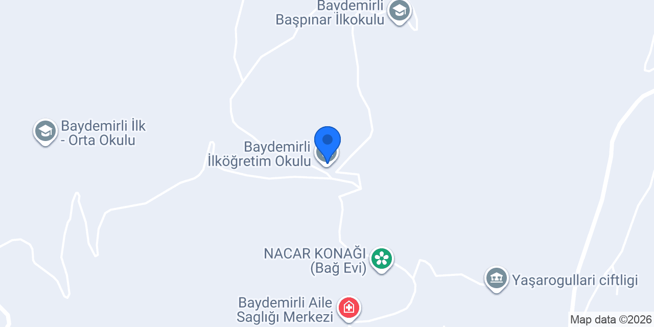 Baydemirli İlköğretim Okulu konumu