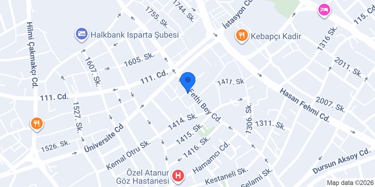 Isparta esc konumu