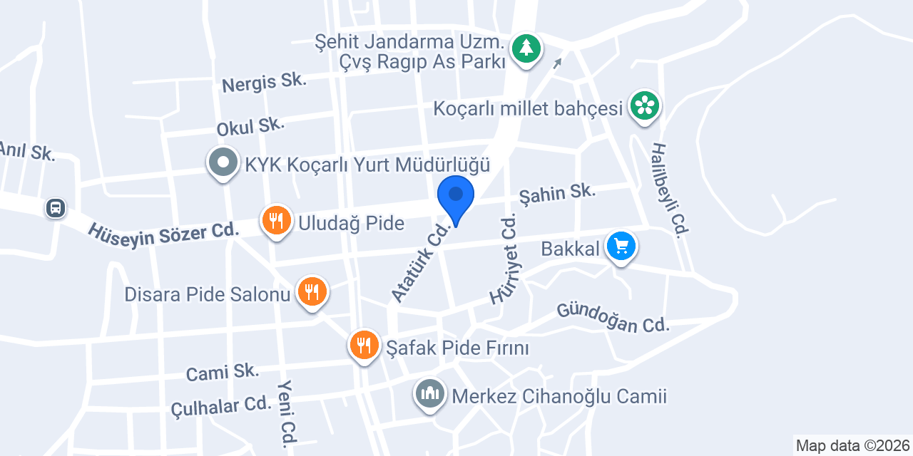 Çallak Motorlu Araçlar konumu
