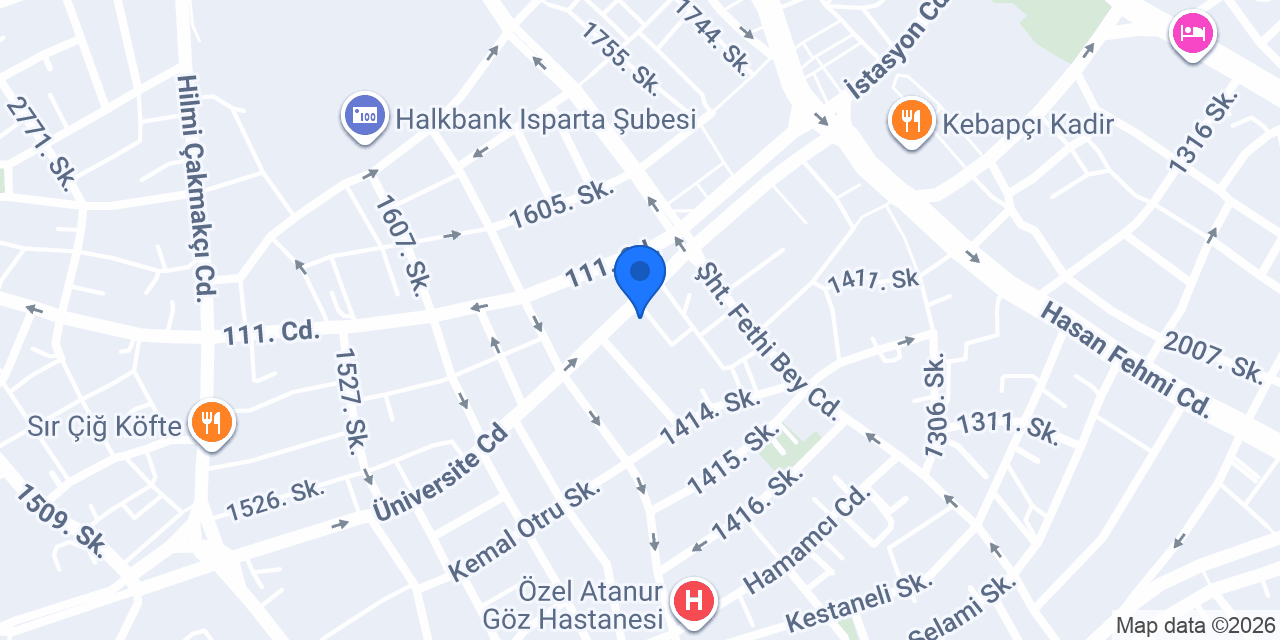 AÇELYA ÇİÇEKÇİLİK ISPARTA konumu