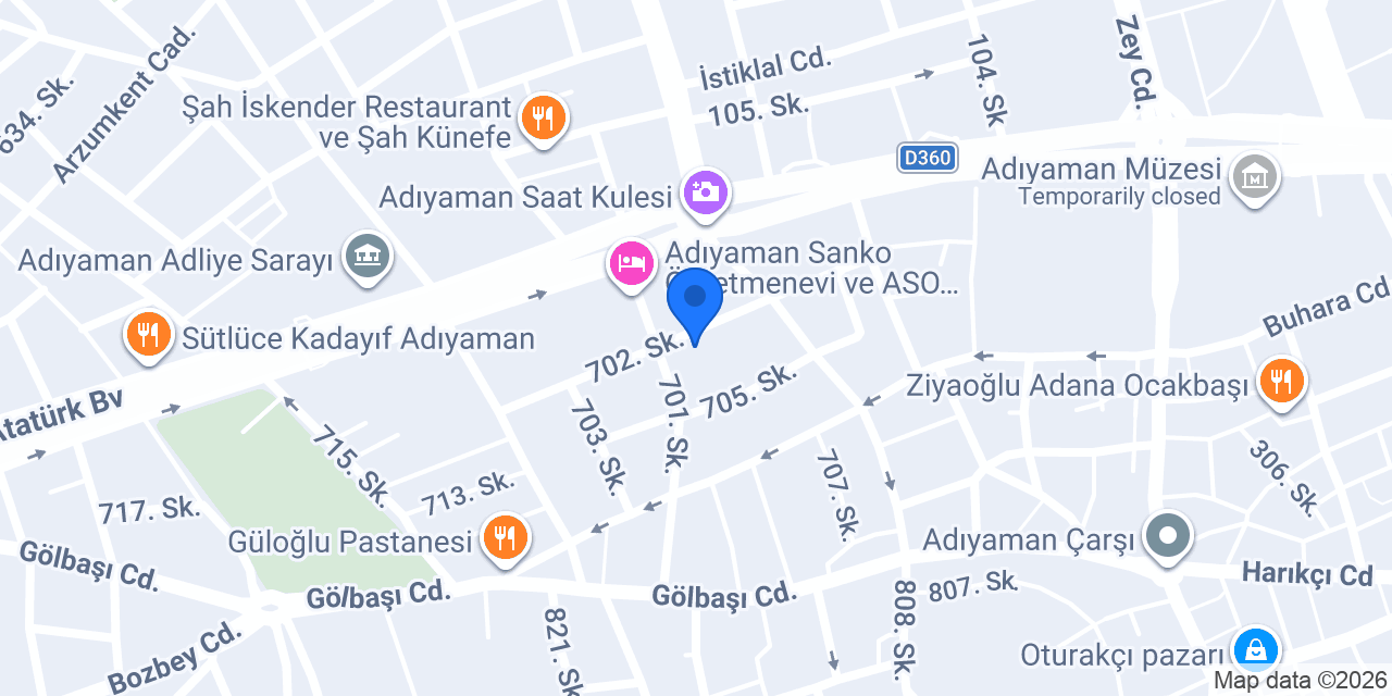 Karalök Eczanesi konumu