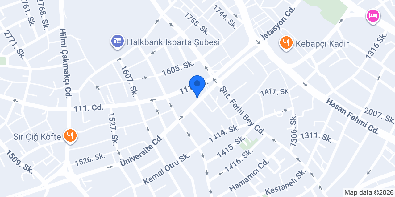 Isparta Mobilya MEY home konumu