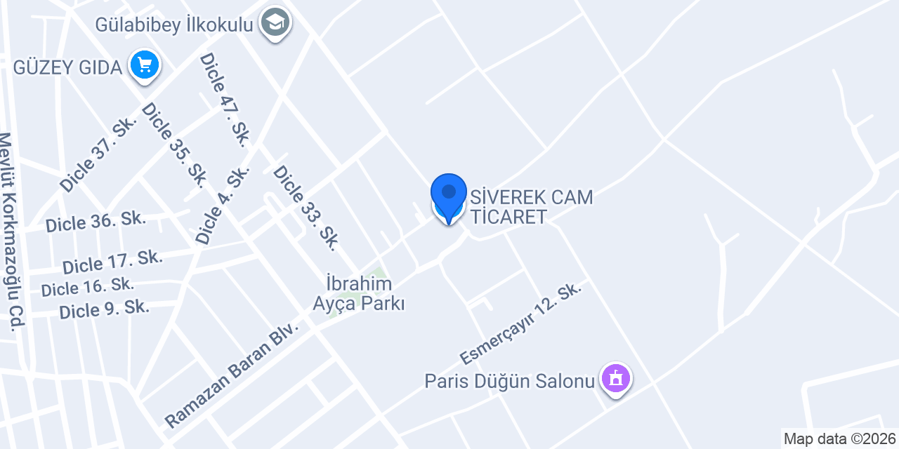 SİVEREK CAM TİCARET konumu