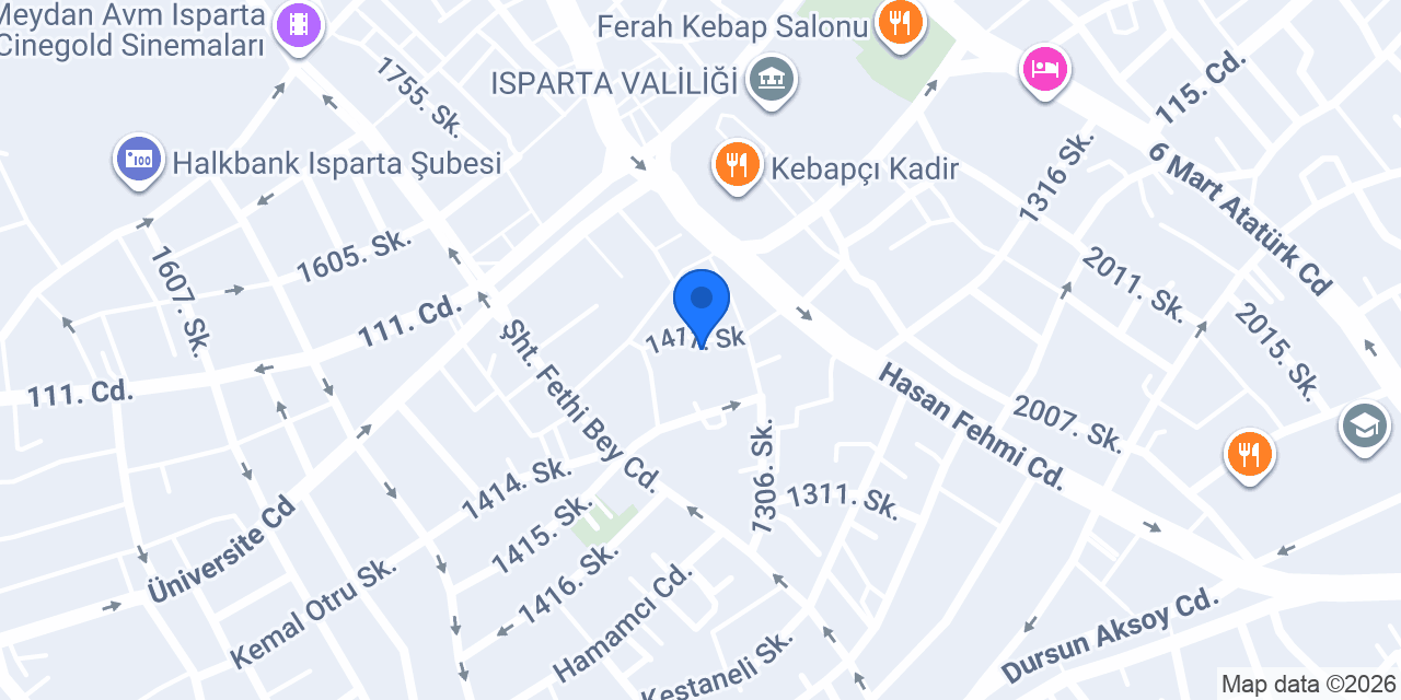Nil Pide şiş köfte Salonu konumu