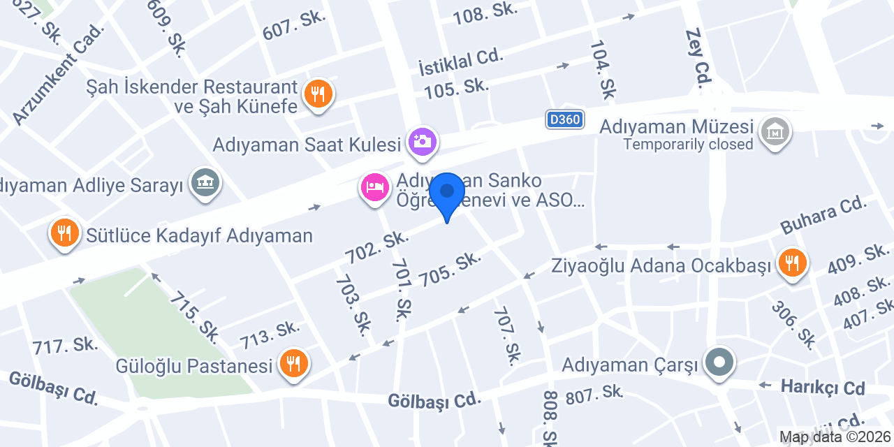 Merve Bilen Eczanesi konumu