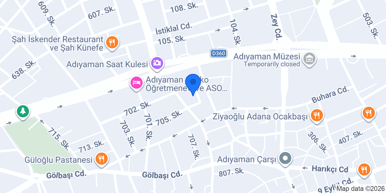 Adıyaman Evde Masaj Ve Cilt Bakımı konumu