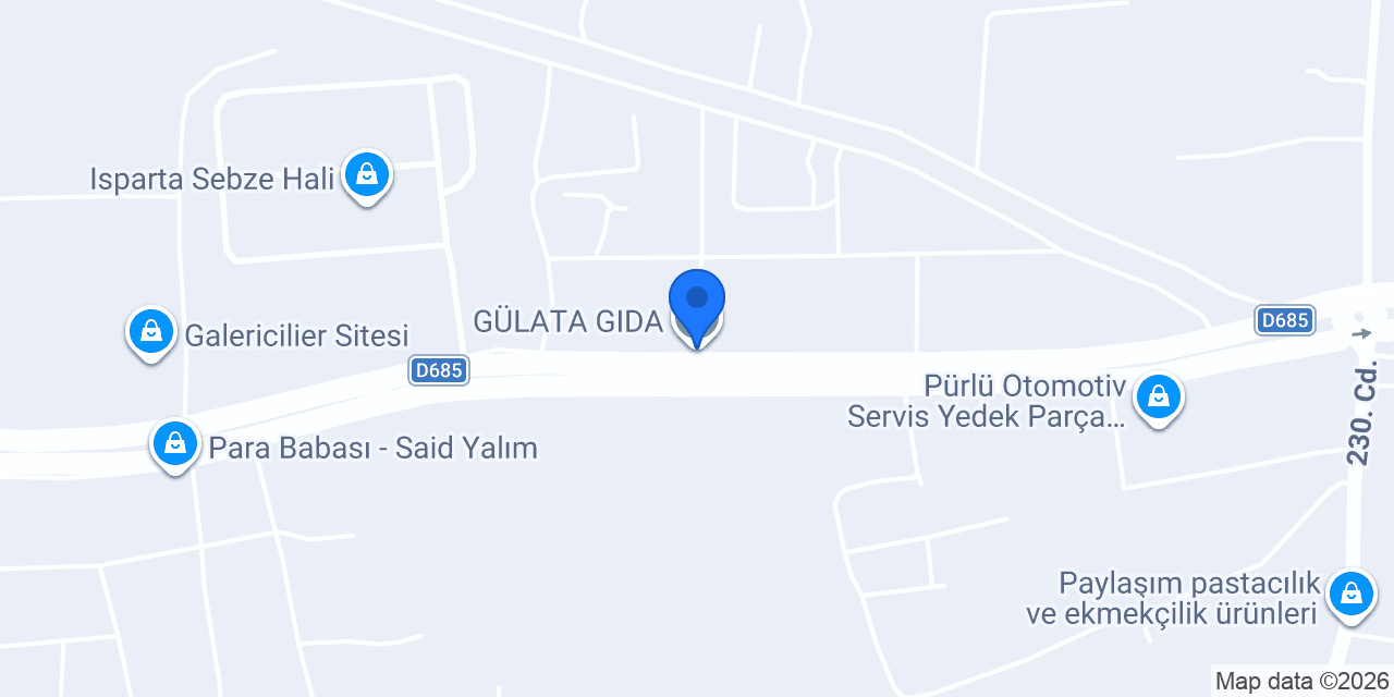 GÜLATA GIDA konumu