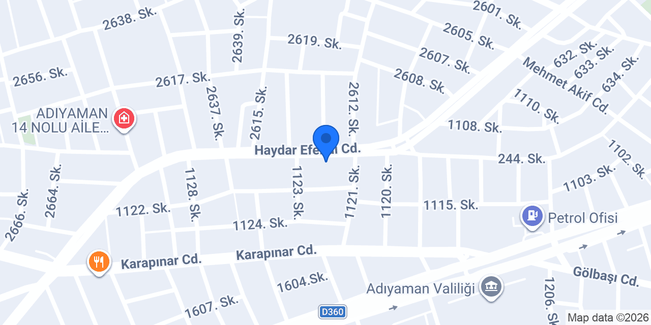 Adıyaman HACIBEY BAKLAVALARI konumu