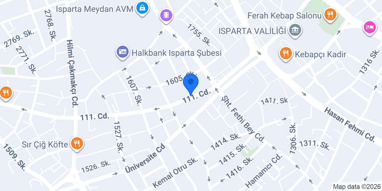 Davraz Ev Dünyası konumu