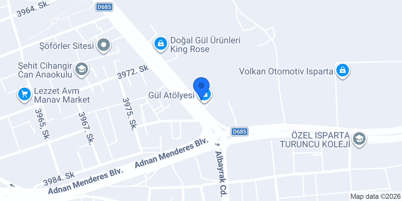 Gülçiçek Kozmetik konumu