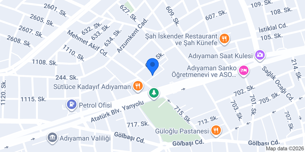 Avukat GÖNÜL ÜSTÜN YOLDAŞ konumu