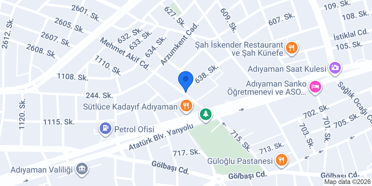 Avukat Demet ÇOLAK konumu