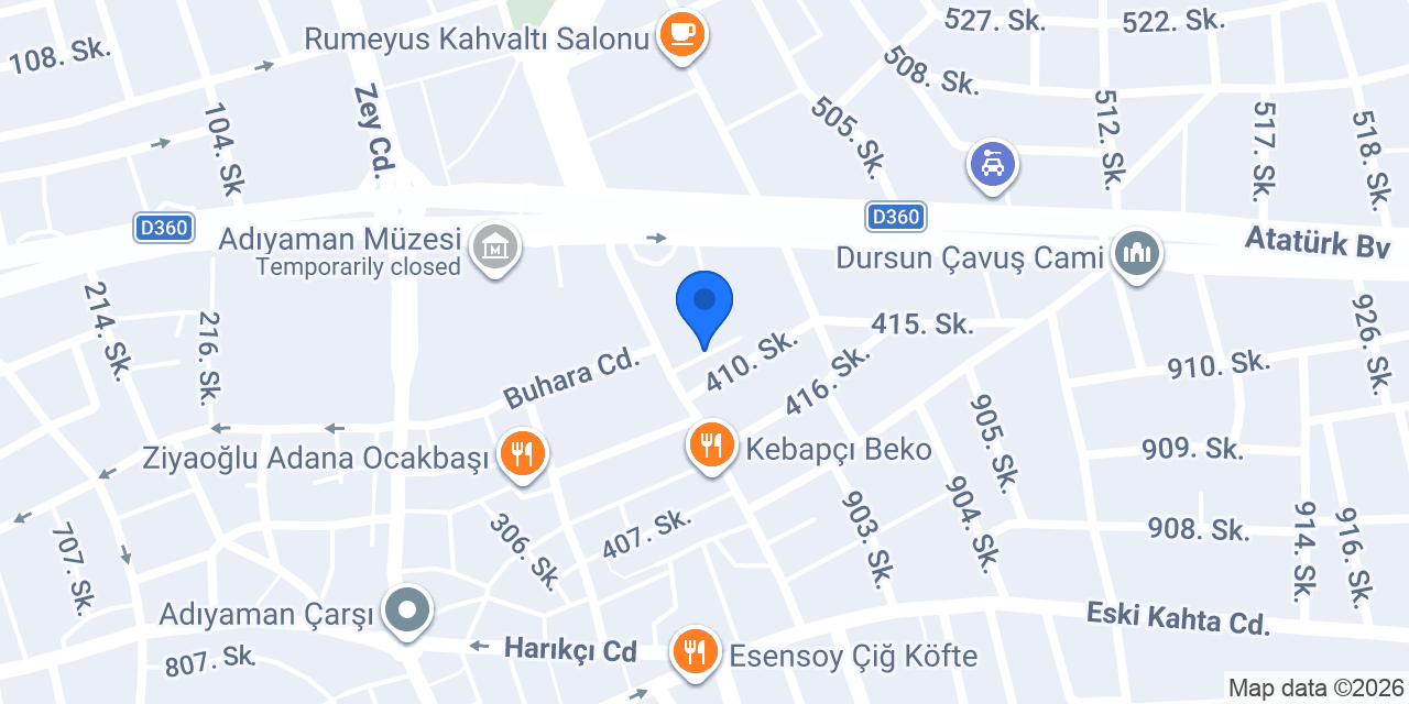 Yalçın Apart & Hotel konumu