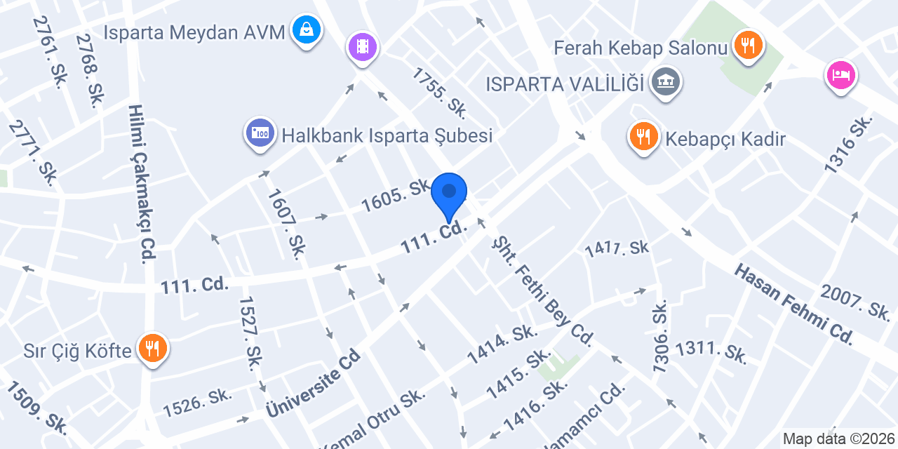 Diş hekimi Şeyma uluğ konumu