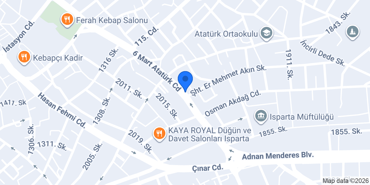 Sürat Kargo Gökçay Şube konumu