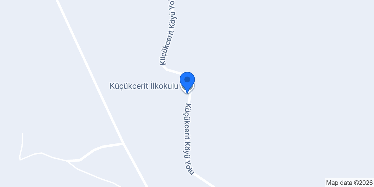 Küçükcerit İlkokulu konumu