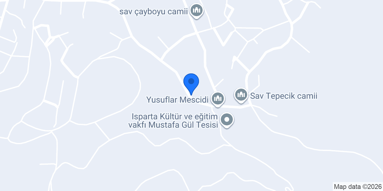 Isparta Gülmez Elektrik konumu