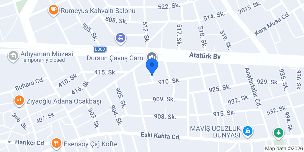 KASAP ORHAN konumu