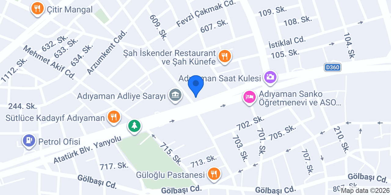 Enza Home | Adıyaman konumu