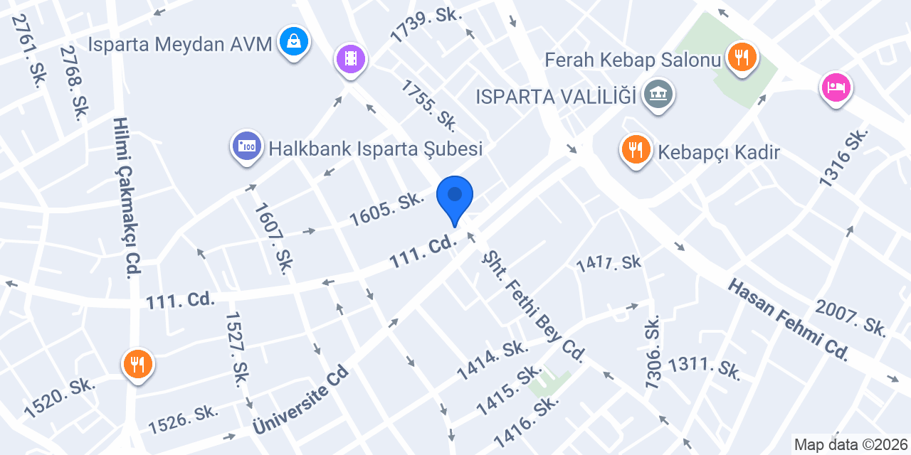 Özel Tan Psikolojik Danışmanlık Merkezi konumu