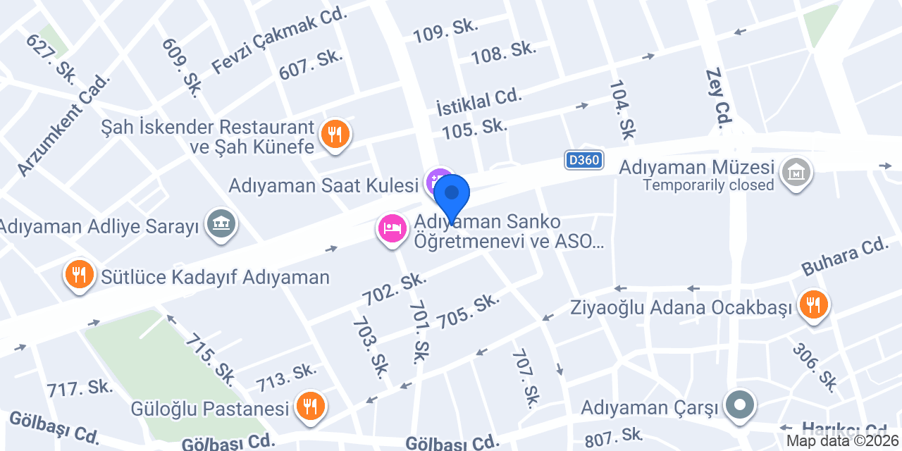 SAĞLIK KÖZDE DÖNER konumu