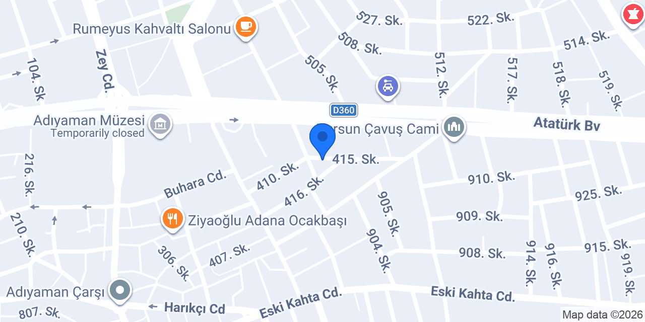 Sema Bayan Kuaför Salonu konumu