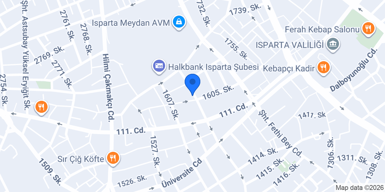 Imdat Süpürge Hastanesi konumu