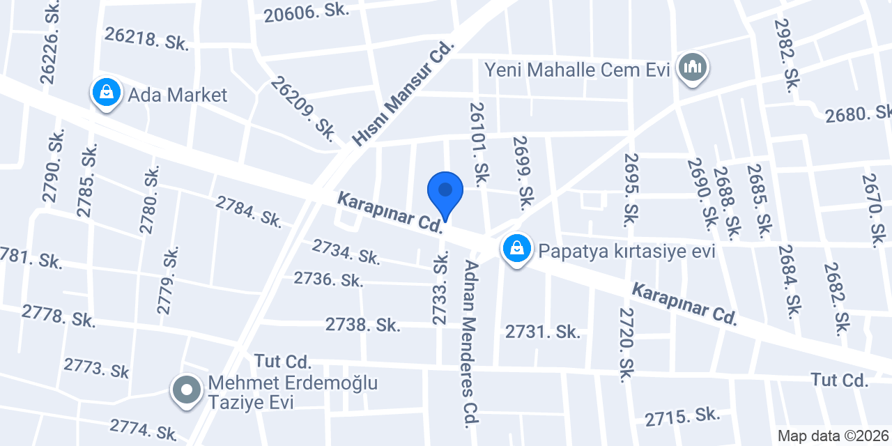 TEPE ELEKTRİK VE AVİZE konumu