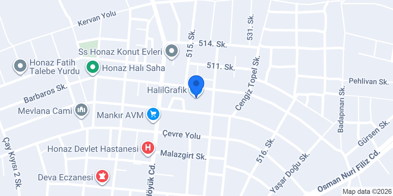 HalilGrafik konumu