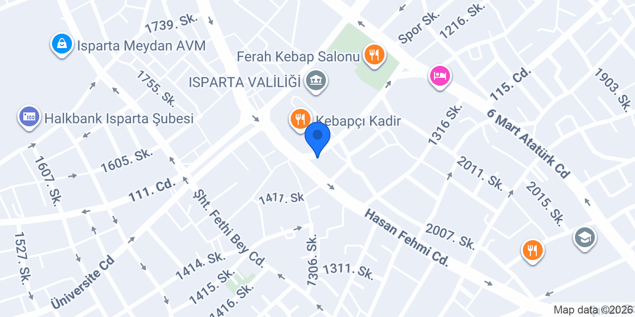 AVUKAT CEMAL ERFİDAN konumu