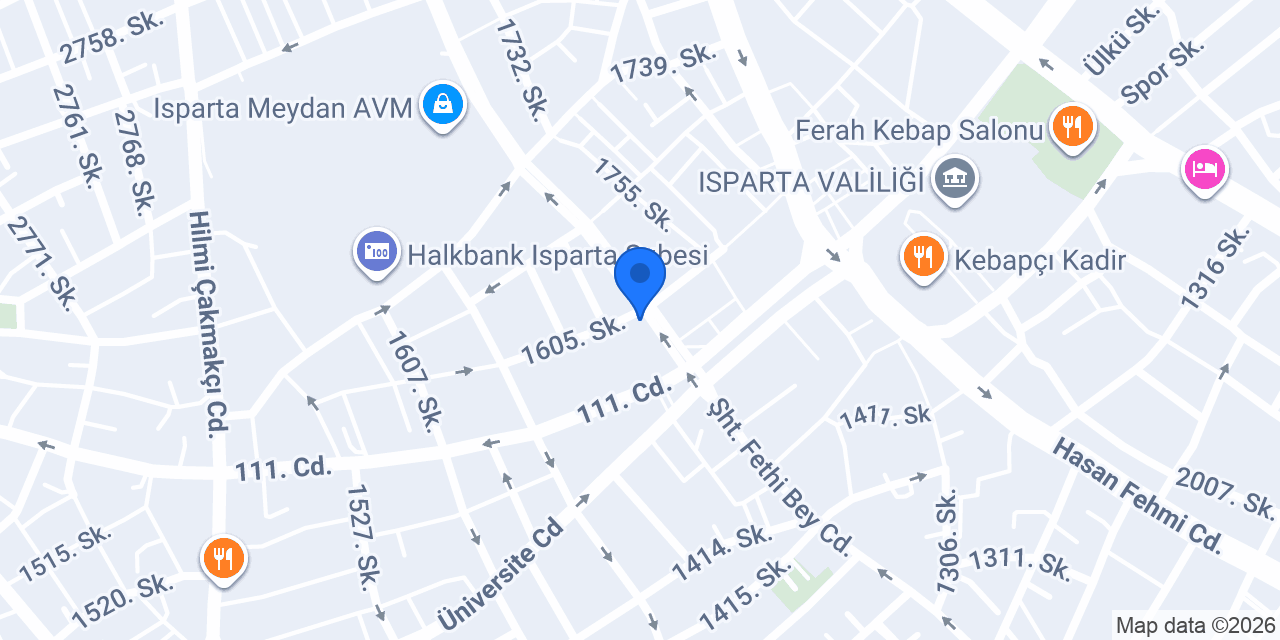 Milklaç Isparta konumu