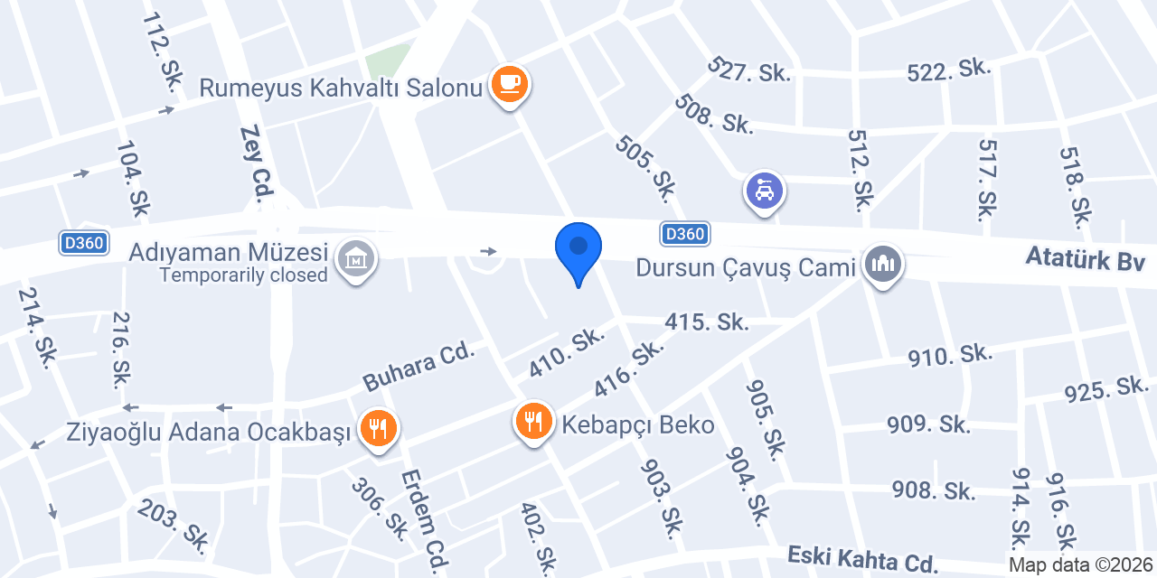 Çiğköfteci İbo konumu