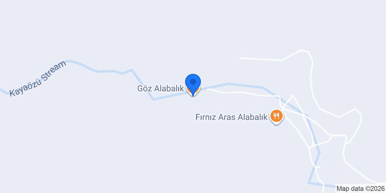 Göz Alabalık konumu