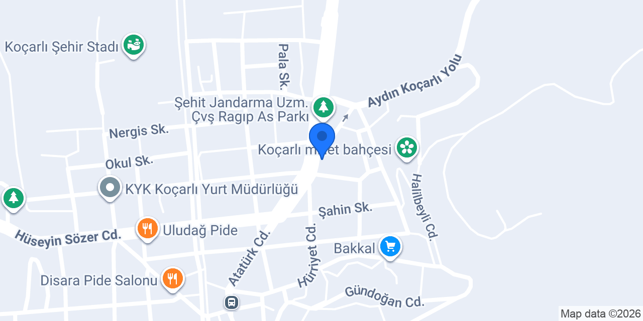 Dağdeviren Veteriner Kliniği konumu