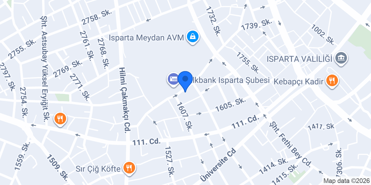 MERAŞ Merci İnşaat A.Ş. konumu