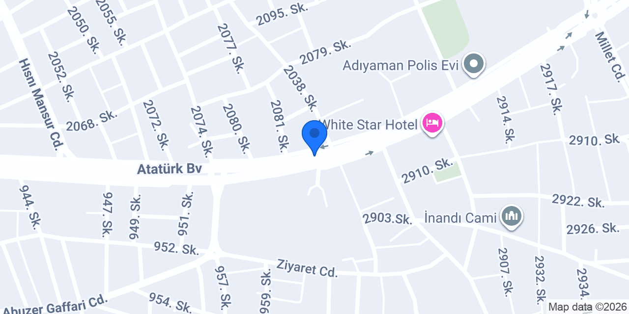 Adıyaman Açelya Çiçekçilik konumu