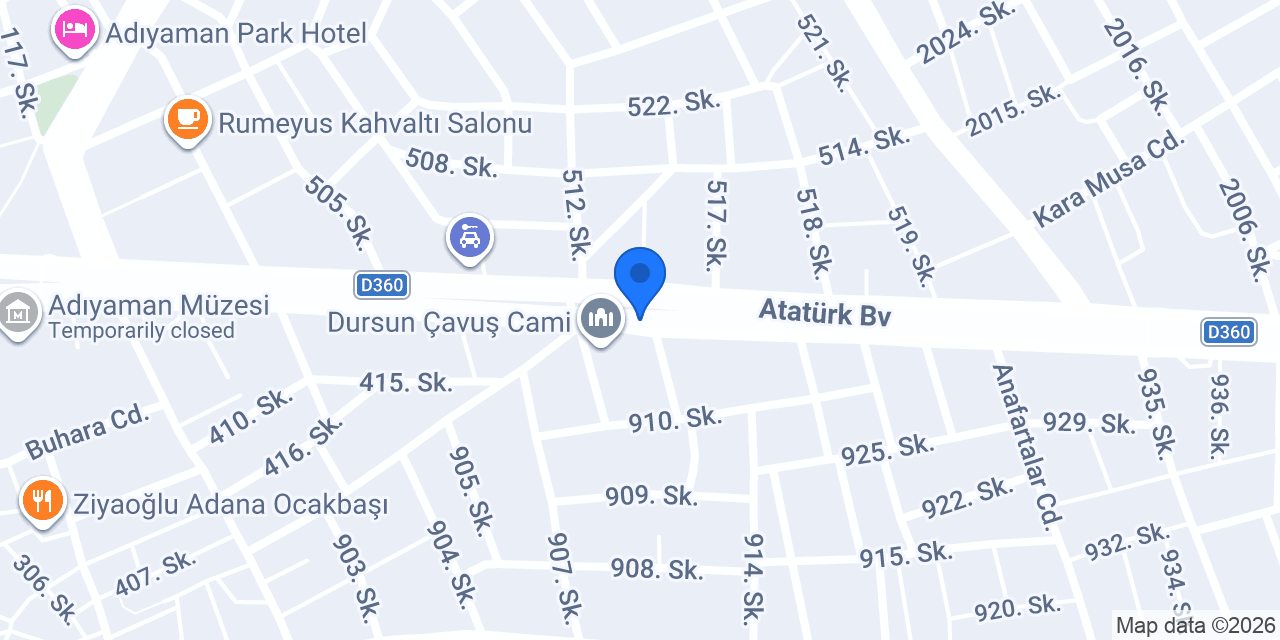 Çukurova Unlu Mamülleri konumu