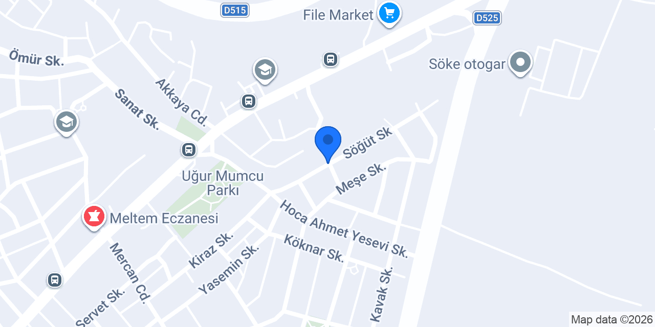 Oskay Hasır Dekorasyon konumu