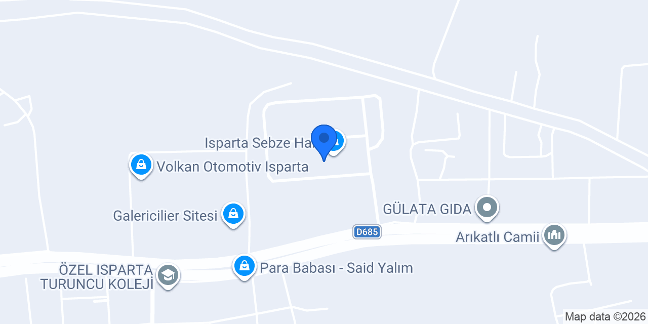 Meypa Isparta konumu
