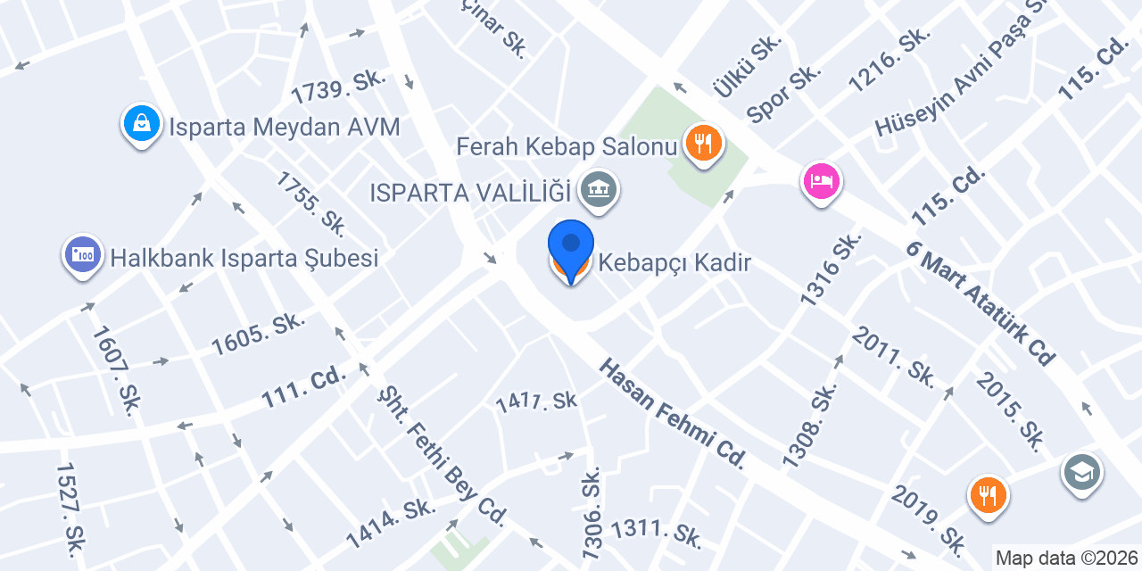 Kebapçı Kadir konumu