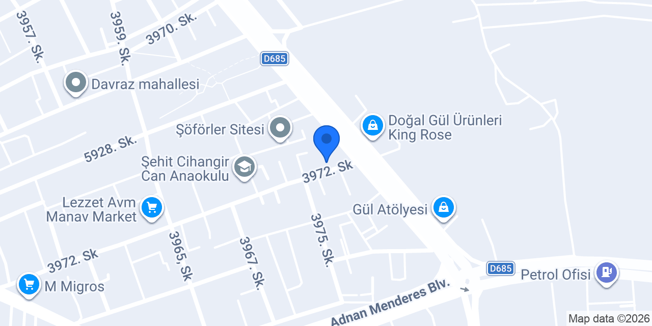 EFECE MARKET DAVRAZ ŞUBESİ konumu