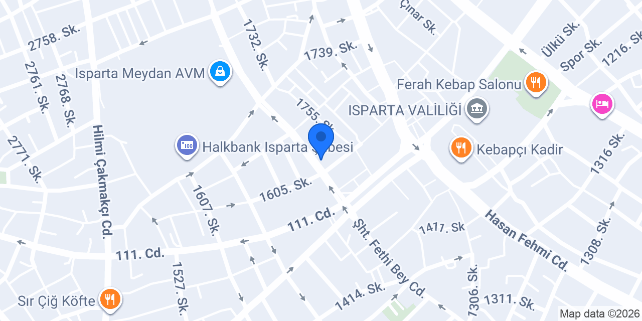 Yeniburç Pastanesi konumu