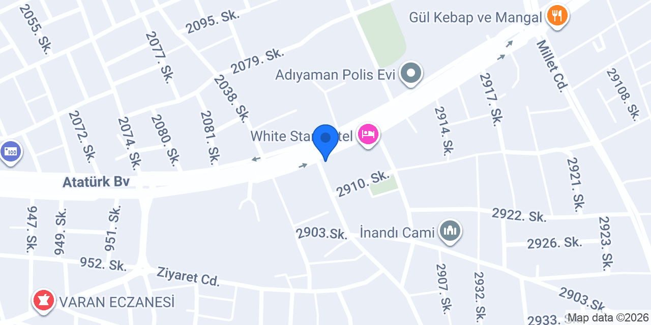 Otel Antiochos konumu