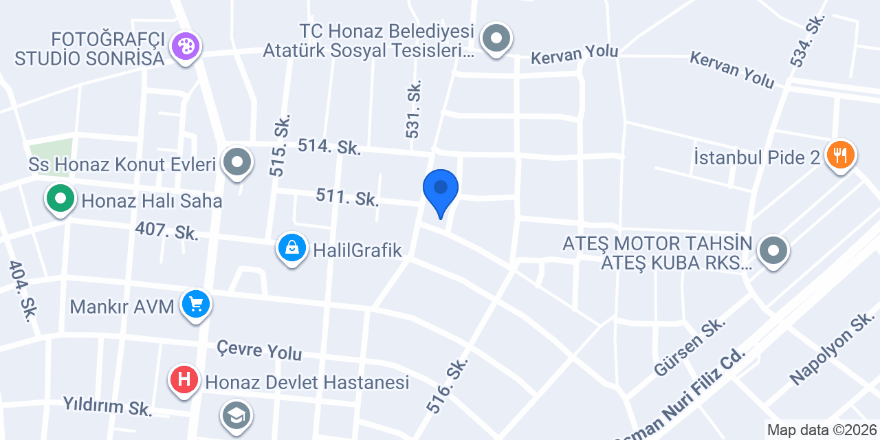 DenizliHomeTex konumu